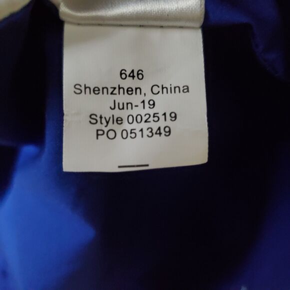 Lilly Pulitzer Royal Blue Eyelet Kaylee Shift Dress Size 6 Cotton Ruffle - Picture 9 of 11